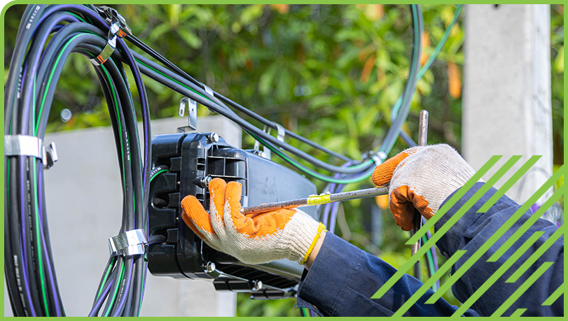 Installing internet network