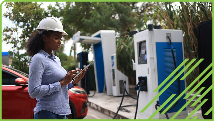 Electric vehicle installation station 